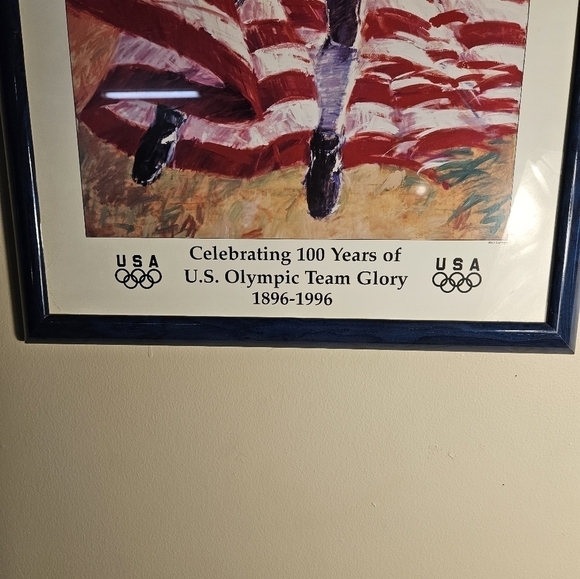 America's Team 1996 soccer poster Aldo Luongo, America's team Olympic Soccer. - Picture 5 of 12